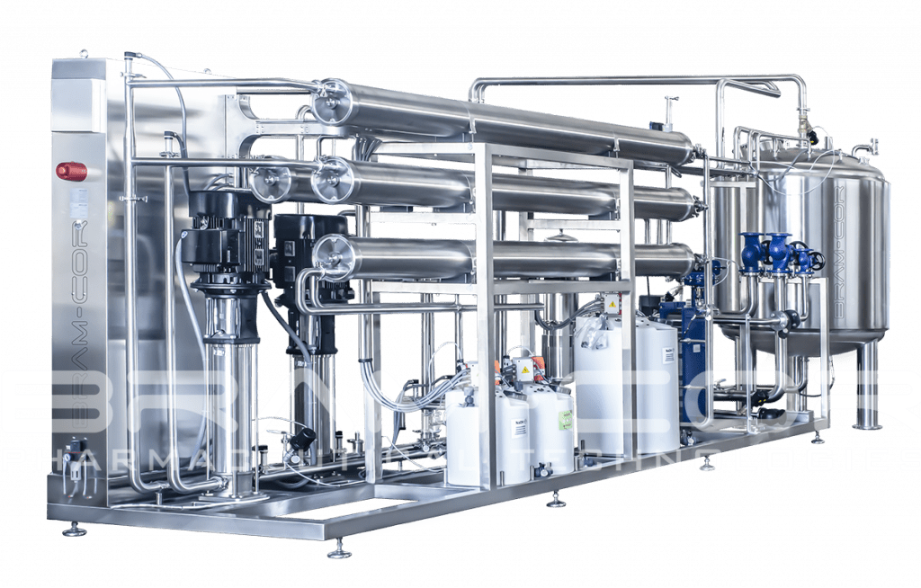 Reverse Osmosis system producing Purified Water